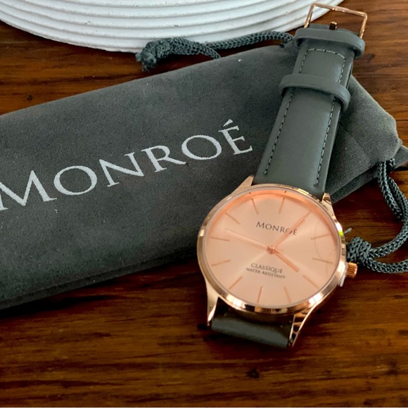 Monroe Rose Gold Watch - Picture 2 of 3